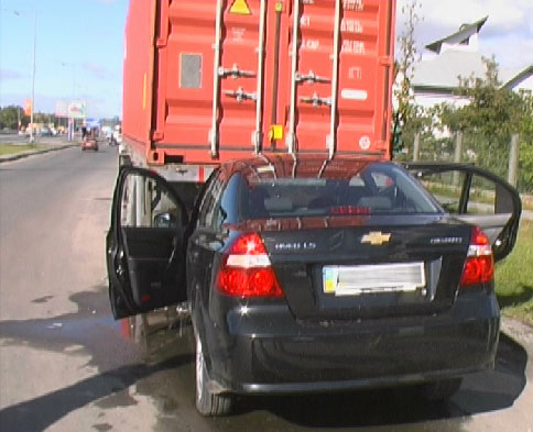 Aveo Crashed KaMAZ