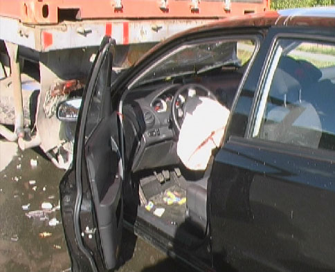 Aveo Crashed KaMAZ