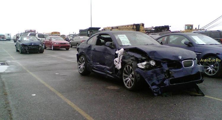 Damaged BMW M3 in Jersey