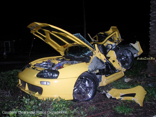Nick Hogan Toyota Supra serious crash