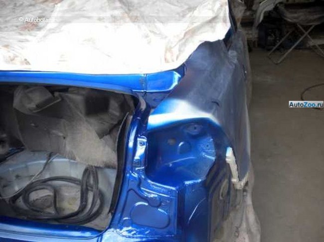 Ремонт восстановление разбитого Mitsubishi Lancer X