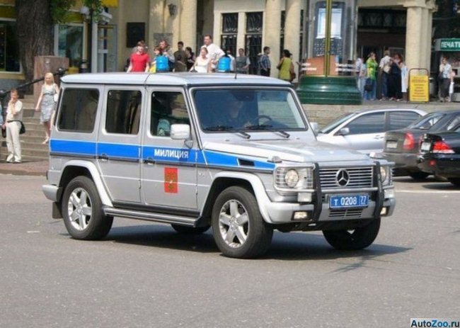 Полицейский Mercedes G-Class Кубик фото